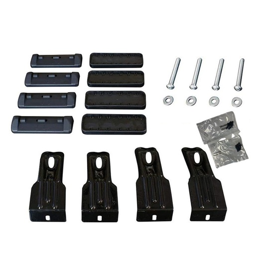 [ME000965] Kit di fissaggio per Barre Portatutto da Tetto Delta/Omega per Auto Modello 000096500000 KIT03 Made in Italy