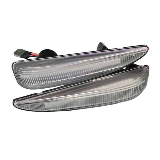 [LN3173NO] Kit Freccia Laterale a Led Side Marker Dinamica Lente Trasparente Mitsubishi Lancer