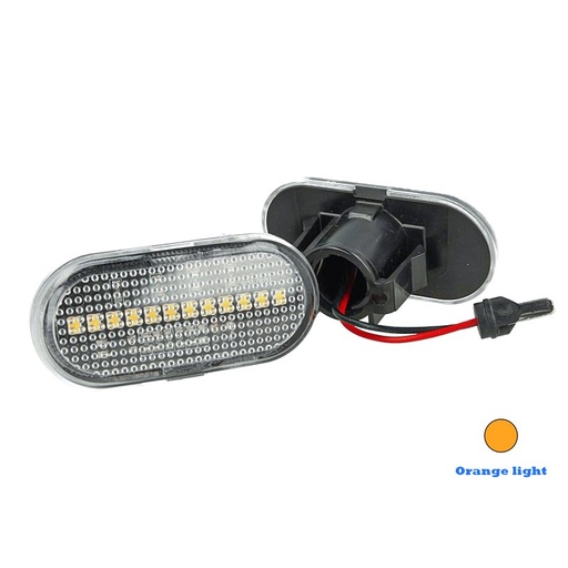 [LN1033Y] Kit Freccia Laterale a Led Side Marker Lente Trasparente Luce Arancione Per Opel Vivaro Movano Nissan Interstar X70 OEM 7701047517 6030196E