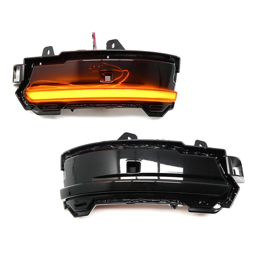 [LN3952] Kit Freccia Led Specchietto Retrovisore Dinamico Sequenziale Land Rover Discovery Sport Range Rover Evoque Lente Fume Arancione