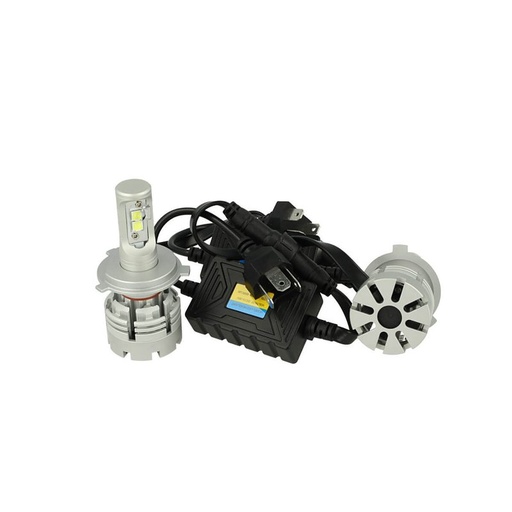 [LH4990] Kit Full Led Canbus H4 40W/40W Premium Modello Top Specifico Per Camion 24V e Auto Lussuoso Ultima Generazione Con Cree XHP50