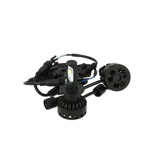 [LH2240] Kit Full Led Canbus Lampada D2S D2R 40W 12V 24V Con Cree XHP50 Dissipatore Ventola