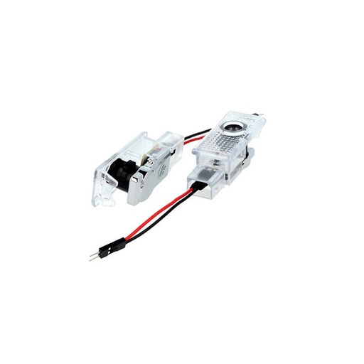 [LG5316] Kit Luci Led Logo Proiettori Auto Portiere Porsche 987 997 GT3 Cayenne Senza Modifica Plug & Play