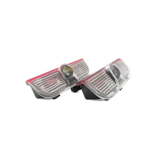 [LG5304] Kit Luci Led Logo Proiettori Auto Portiere VW Golf 5 6 Plus Jetta Passat CC Touareg Eos Scirocco Senza Modifica