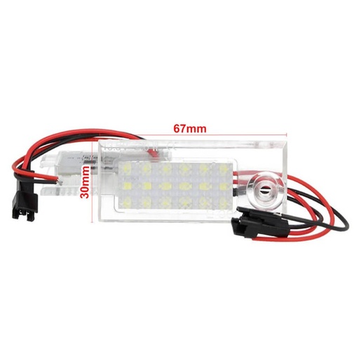 [LE1776] Kit Luci Targa Led Audi A6 C5 4B Sedan 1997-2004 Bianco Canbus No Errore