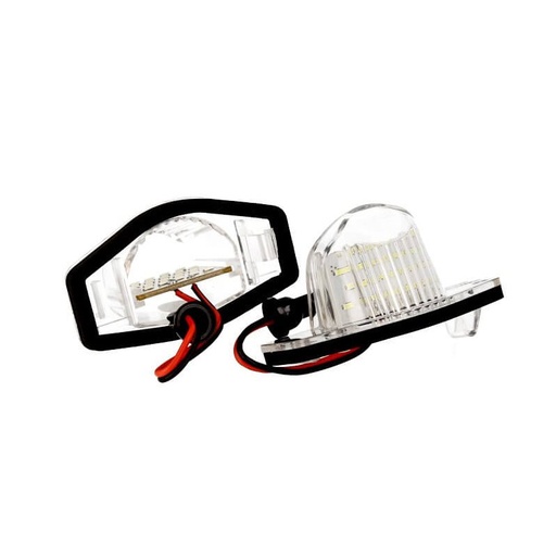 [LE2032] Kit Luci Targa Led Honda Jazz Odyssey Stream Insight 5D Logo 3d CR-V FR-V 12V 5W Canbus Bianco