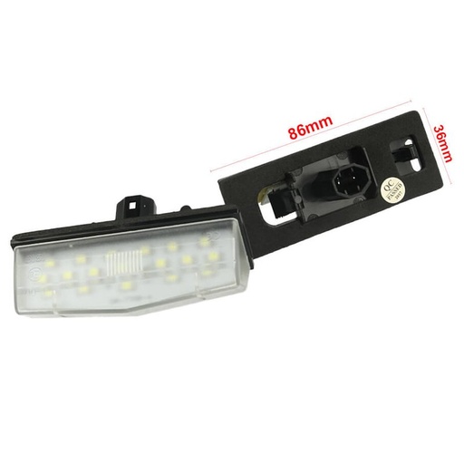 [LE3327] Kit Luci Targa Led Lexus NX200T 300H AGZ1 AYZ1 RX450H 200T AGL2 GYL2 CT200H ZWA10 OEM 81204 76010 Bianco Canbus