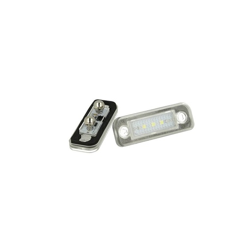 [LE9206] Kit Luci Targa Led Mercedes Benz W209 Bianco Canbus No Errore 12V 2W