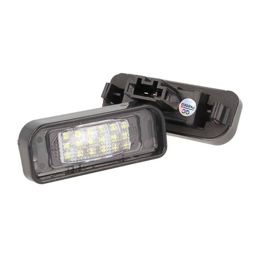 [LE9216] Kit Luci Targa Led Mercedes Benz W220 S-Class 1999-2005 Bianco Canbus No Errore