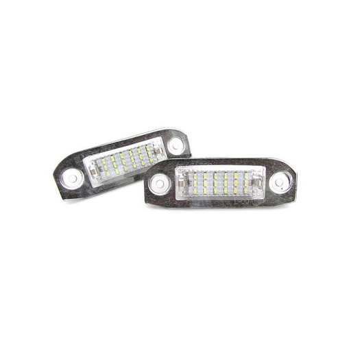 [LE3322] Kit Luci Targa Led Volvo S80 XC90 S40 V60 XC60 S60 C70 XC70 V70 V50 Bianco Freddo Lunare