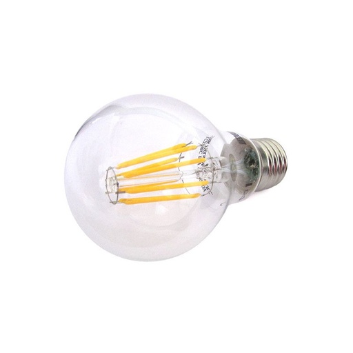 [LC2788C] Lampada Filo Led Con Filamento E27 A60 8W 360 Gradi Bianco Caldo 2700K Bulbo Sfera Palla Goccia Come Lampade Tradizionali SKU-4407