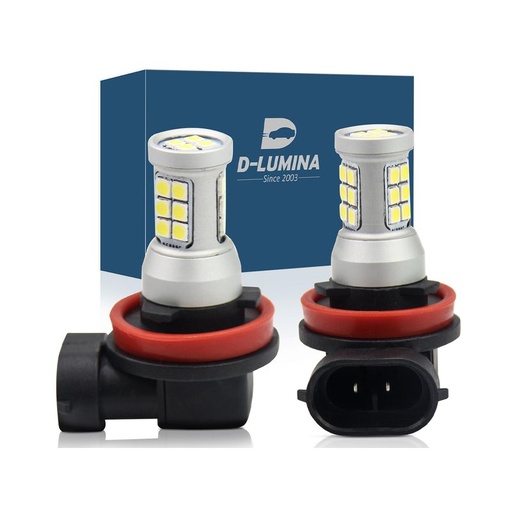 [LSD9211] Lampada led H8 H11 H9 12V 24V 8W IP67 360 Gradi