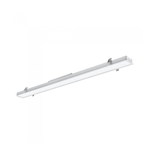 [FP0381] Lampada Led Lineare Da Incasso 40W 4000K 1211mm Allungabile Fino a 12 Metri Corpo Bianco SKU-381