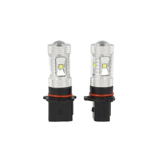 [LS2626] Lampada Led PSX26W H28W Canbus 50W 12V Bianco Per Luci Diurne Fendinebbia Frecce Audi A4 B8 Q5 Skoda 10 Led Cree Da 5W