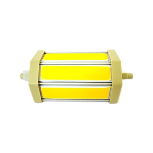 [RS7180C] Lampada Led R7S RX7S Lineare Dimmerabile 118mm COB 9W = 90W 220V Bianco Caldo