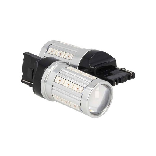 [LS4321] Lampada Led T20 W21W WY21W 7440 Giallo Arancione 21 Smd 5730 Super Luminoso Luci Frecce Auto 12V 5W