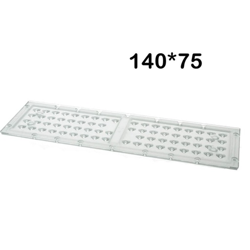 [FE50140] Lente 140*75 Gradi Doppio Angolo Per Modulo Del Proiettore Led FE3150N FE1150N Compreso Guaine Silicone Per Illuminazione Stradale