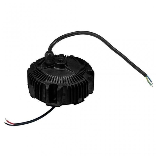 [MW-HBG-160-24B] MeanWell HBG-160-24B Alimentatore Led Driver Rotondo 24V 6,5A IP67 Ricambio Per High Bay