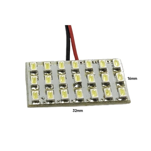 [ABC164F] Pannello Plafoniera Lampada Led 12V Con 21 Smd 3014 Bianco Freddo Per Luci Abitacolo Cassone Furgone Camper