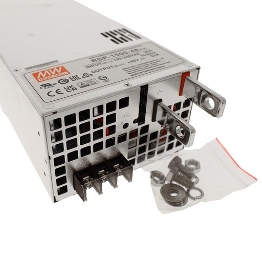 [MW-RSP-1500-48] MeanWell RSP-1500-48 Alimentatore Led 1500W 48V 32A Senza Ventola Input 220V e 110V