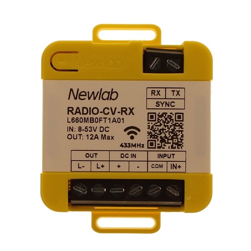 [NL-RADIO-CV-RX] RADIO-CV-RX Ricevitore RF Led Dimmer 12V 24V 48V 12A Ingresso Radio Master Slave Fino Massimo 255 RX