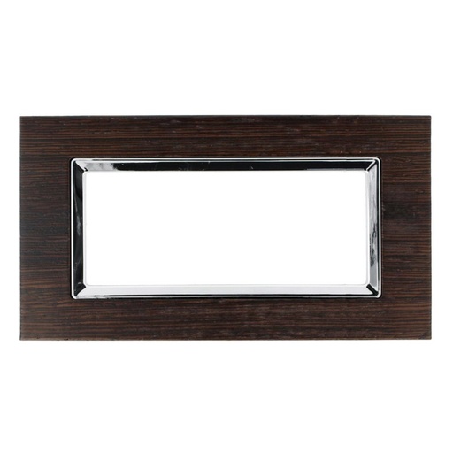 [SD68006-16LG] SANDASDON Placca Elegance 6M Legno Wenge Compatibile Con Bticino Matix