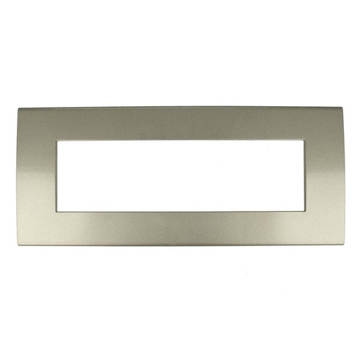 [SD26006-11] SANDASDON Placca Flat Slim Sottile 6M Bronzo Compatibile Con Bticino Axolute Air