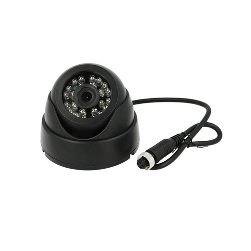 [KR5005] Telecamera 4 Pin Orientabile Snodabile 12V Visione Notturno Con 24 Led Per Interno Camion Furgone Lungo Camper Tir Casa