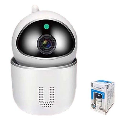 [VH027446] Telecamera di Sicurezza Wi-Fi 2MP Supporta 2.4 e 5Ghz Videocamera di Sorveglianza Regolabile 355 Sensore di Movimento Integrato Modello 7446