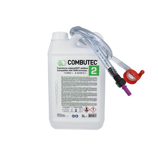 [WUCBT23] WARM UP COMBUTEC 2 CBT2-3 Cerina Additivo FBC Per FAP Filtro Antiparticolato Diesel 3 Litri