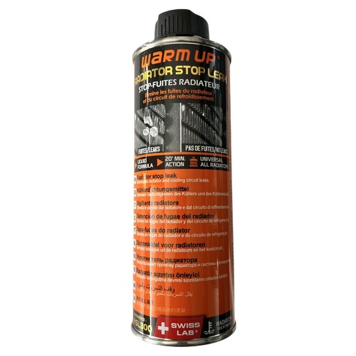 [WURSL300] WARM UP Radiator Stop Leak Anti Fughe Sigillante Radiatori a Base Polimeri Attivi Applicazione Curativa e Preventiva 300ml