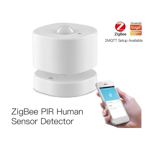 [SHZ3422] ZigBee Sensore Di Movimento PIR Motion Sensor Rilevatore Infrarossi App Tuya Con Base Snodabile Angolo Largo