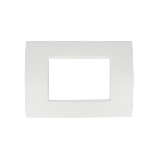 [SD48203-1Q] SANDASDON Placca Quadra 3M Bianco Compatibile Con Bticino Living