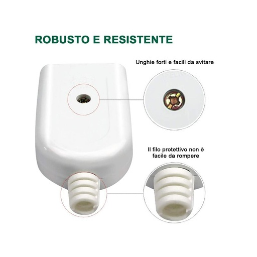 [AP21016W] Presa Elettrica 2P+T Bipasso 10/16A 250V Bianco XSL1083