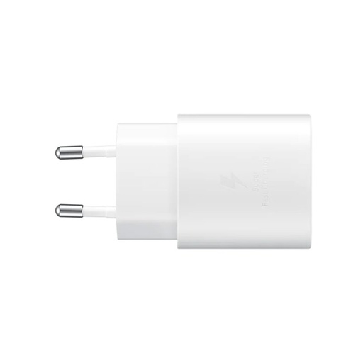 [AC809559] Caricatore USB C 25W Bianco Caricabatterie PD Ricarica Ultra Rapida 5V 3A 9V 2,77A