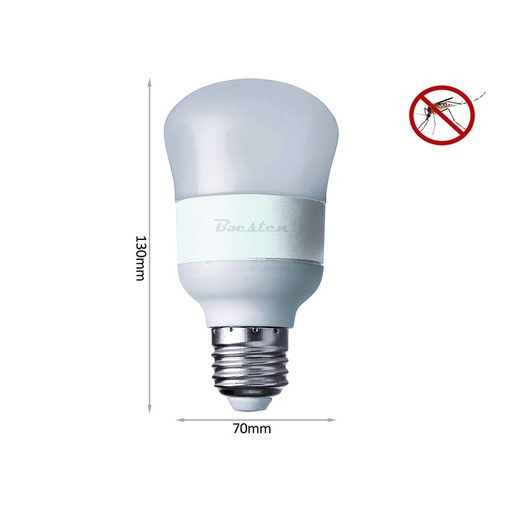 [LC2711W] Lampada Led E27 Anti Zanzara Repellente 11W A70 AC110V 220V CCT 1800K 3800K 5800K 3 In 1 Triled B11WYMR