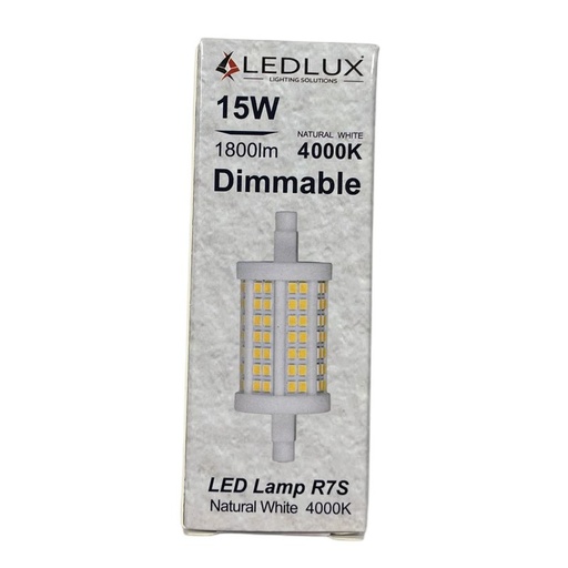 [RS407815N] Lampada Led R7S 78mm 15W 1800lm Dimmerabile Bianco Neutro 4000K