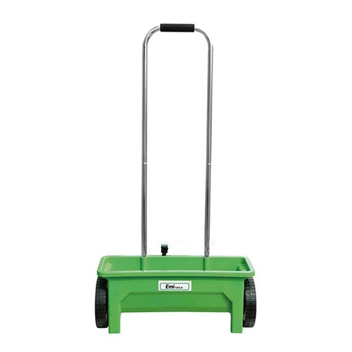 [AG360116] Seminatrice per Orto Carrello Spargitore per Giardino Concime Prato Colore Verde 180x55,4x17,2cm