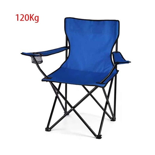 [AB483993] Sedia Pieghevole da Campeggio con Custodia Sedia da Pesca e da Regista con Porta Bevande e Borsa Portata Fino a 120 kg 50x50x80 cm