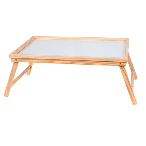 [AB573307] Tavolino da Letto Divano Pieghevole in Legno Mini Tavolo Multifunzione Scrivania Portatile Lunghezza 50cm x Larghezza 31 cm