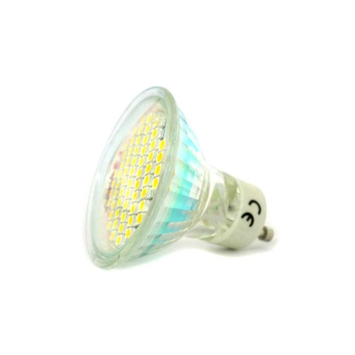 [GU1060N] Lampada Faretto LED GU10 4W = 40W 220V Bianco Puro 60 SMD 3528