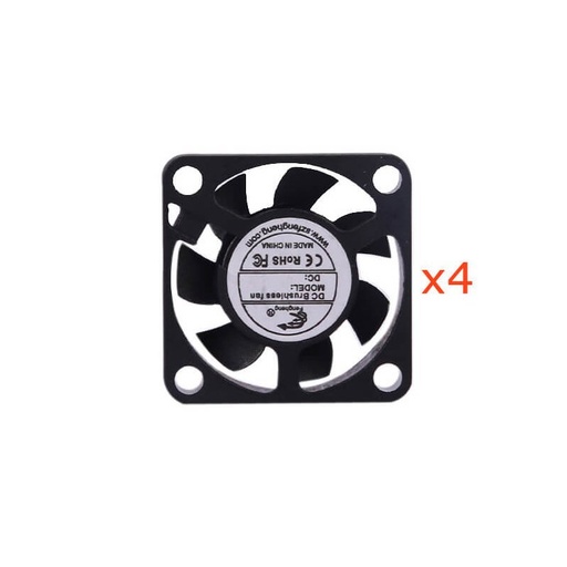 [AAFH3007S] Stock 4 pz Ventola Dissipatore Raffredamento 30 x 30 mm 12V 0,1A 6000 RPM Cooling Fan Ventolina FH3007