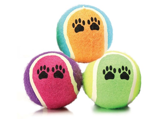 [PS390000] 3 Pezzi Palla da Tennis Cane Giocattolo per Cani Animali Domestici