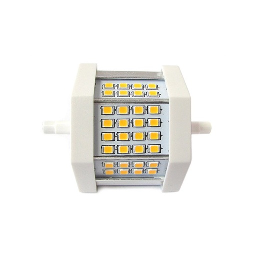 [RS7808C] Lampada Led R7S Lineare 78mm 8W=80W 32 Smd 2835 Bianco Caldo