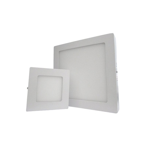 [LP1208C] Plafoniera Faretto Led Da Soffitto Muro Parete Quadrata 6W Bianco Caldo 120x120mm