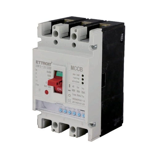 [JX14316125] ETTROIT MCCB Interruttori Scatolati Magnetotermici Regolabile  3P  25kA  Regolabile 63A-125A 125A AC 400V IP20 IEC60947-2