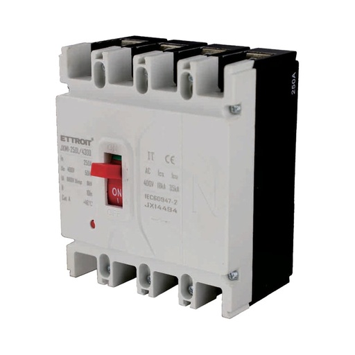 [JX14494] ETTROIT MCCB Interruttori Scatolati Magnetotermici  4P  22kA   250A AC 400V IP20 IEC60947-2