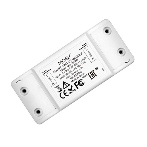 [MMC1910] Interruttore WIFI + RF 433MHz 10A WIFI 2.4G, RF 433MHz TUYA, Smart Life 10A AC 90-250V 50/60HZ 2200W-SH101WR