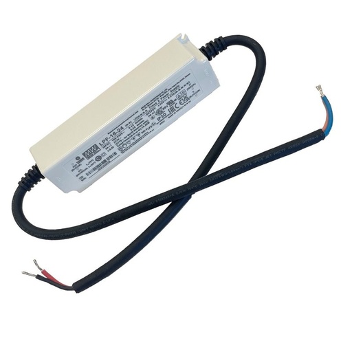 [MW-LPF-16-24] MeanWell LPF-16-24 Alimentatore Led Driver CC CV 24V 0,67A 16W IP67 Input 220V e 110V