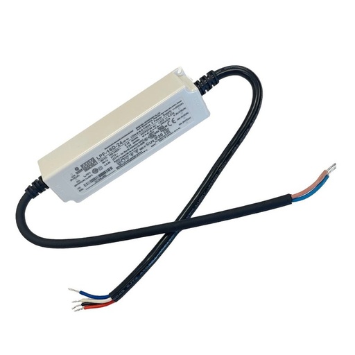 [MW-LPF-16D-24] MeanWell LPF-16D-24 Alimentatore Led Driver CC CV 24V 0,67A 16W IP67 Input 220V e 110V Dimmerabile 3 In 1